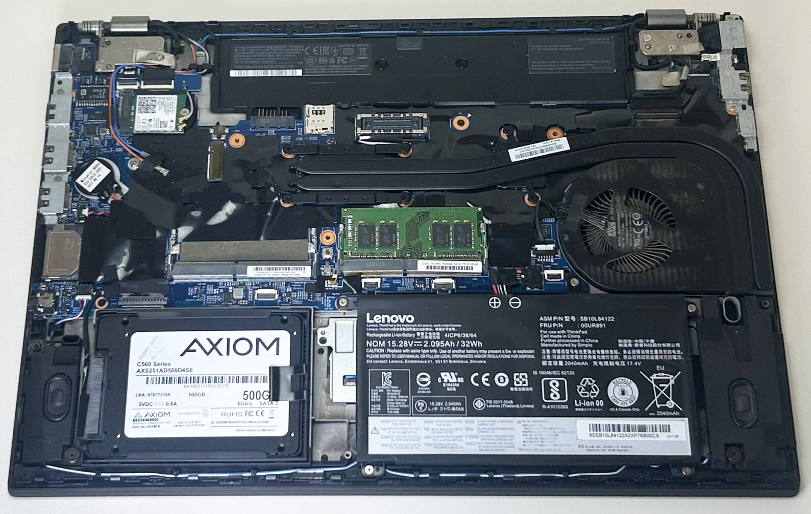 How to replace and fix Lenovo thinkpad T570 T580 P51S P52S US keyboard (ThinkPad P51s)